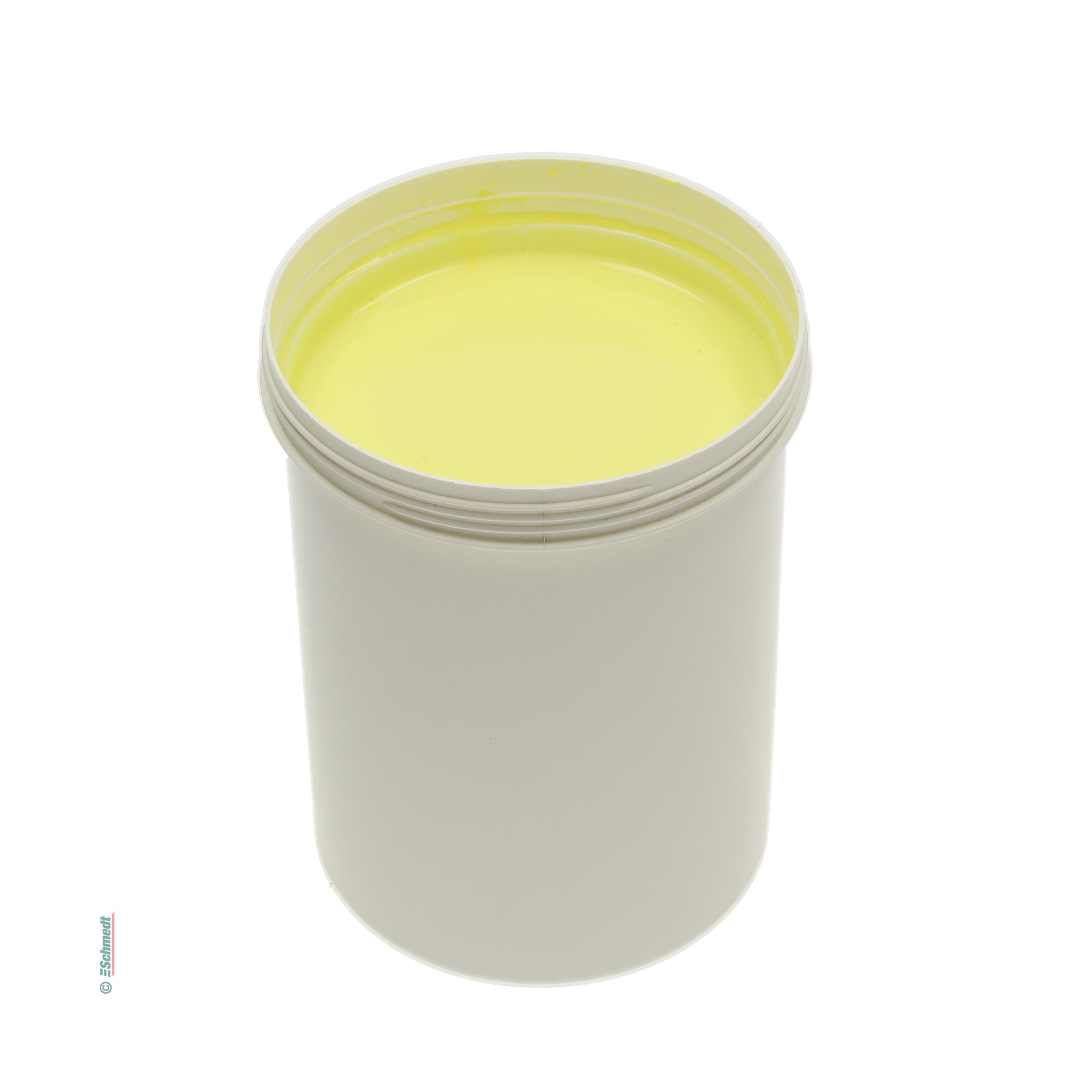 Peinture de colle - Couleur jaune - Contenu Bouteille / 990 ml - pour teindre colles à dispersion comme p. ex. pour bloc-notes ou livres à d... - image-1
