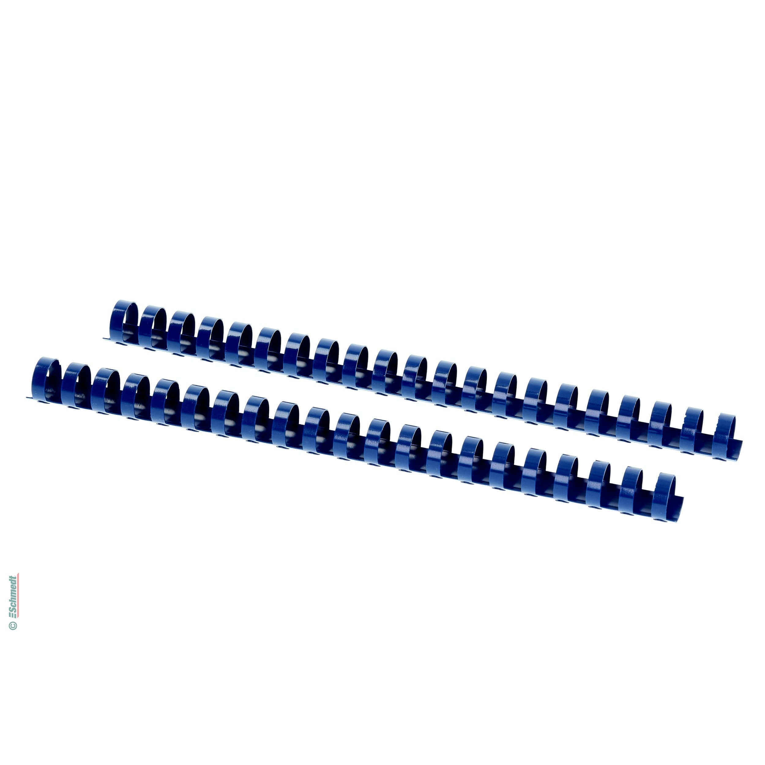 Anneaux plastiques - ronds - colorés  (limité) - Diamètre (en mm) 19 - Couleur bleu - » Ø optimale d'anneaux = épaisseur du bloc + 3 mm... - image-1