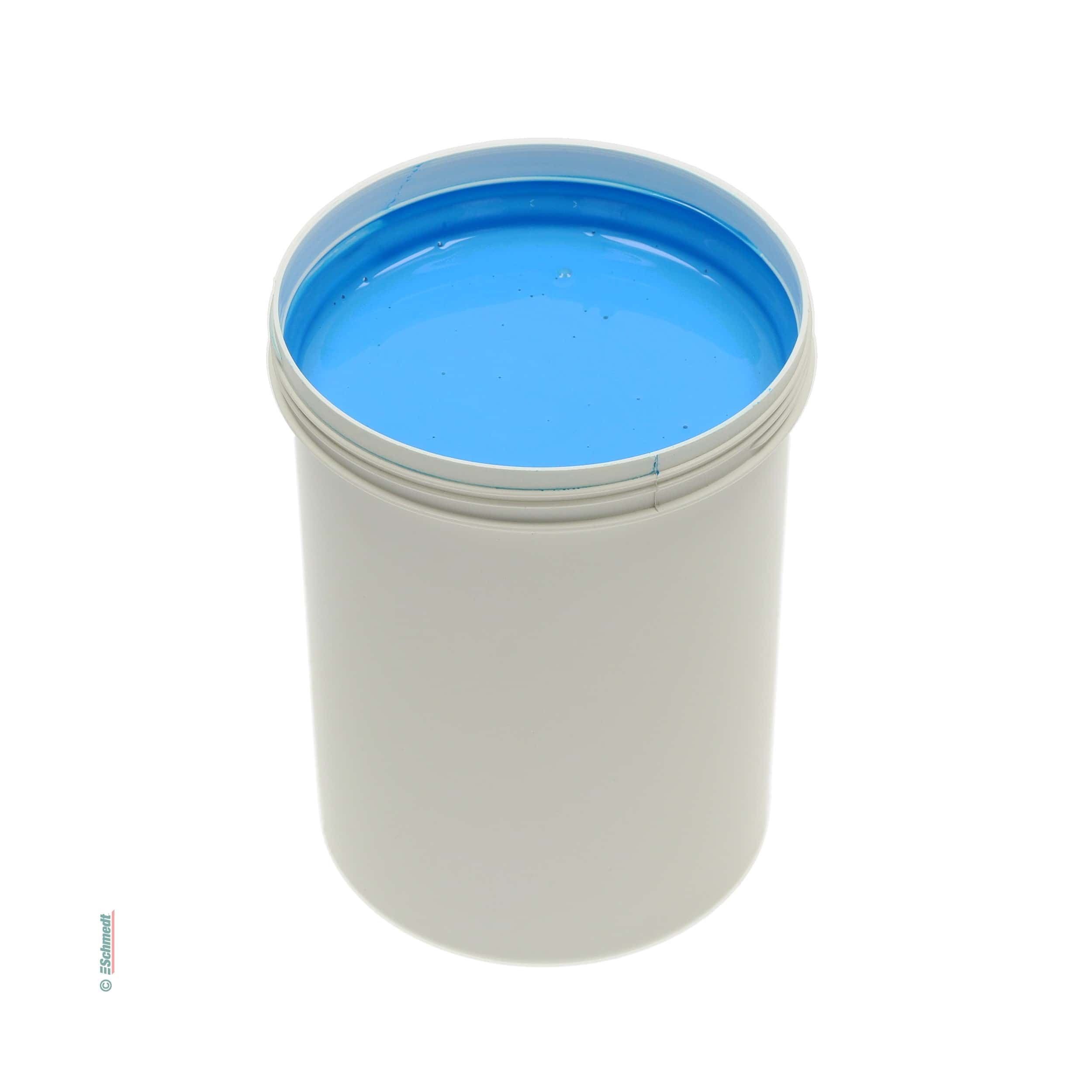 Peinture de colle - Couleur bleu foncé - Contenu Bouteille / 100 ml - pour teindre colles à dispersion comme p. ex. pour bloc-notes ou livre... - image-1