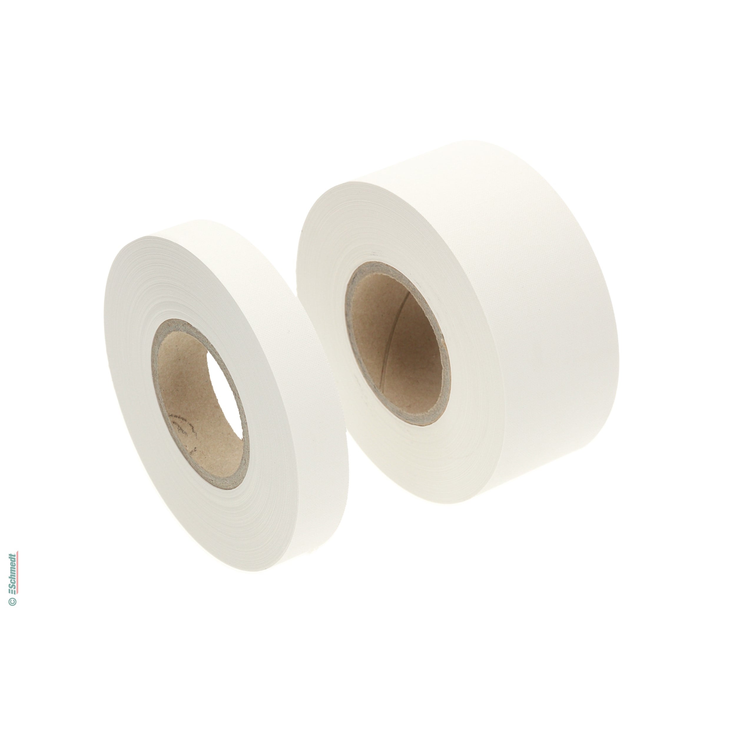 Shirting | blanc | rouleaux étroits - Toile apprêtée de 100 % de coton - pour renforcer et border des corps d'ouvrages, pour renforcer des p...