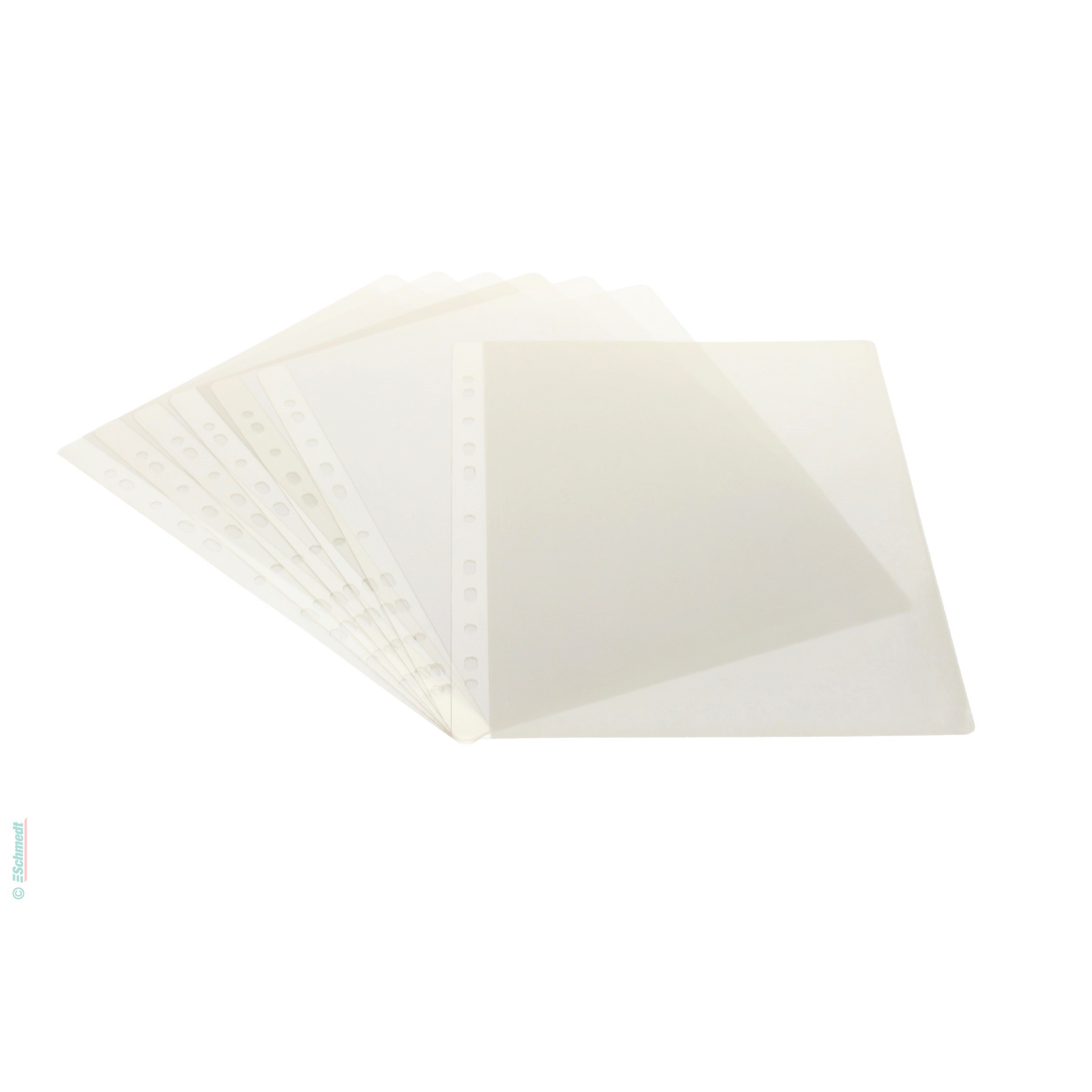 Pochettes à plastifier à froid avec bord perforé - brillant - Format ext: 240 x 315 mm (pour DIN A4) - Application : cartes de membre, carte...