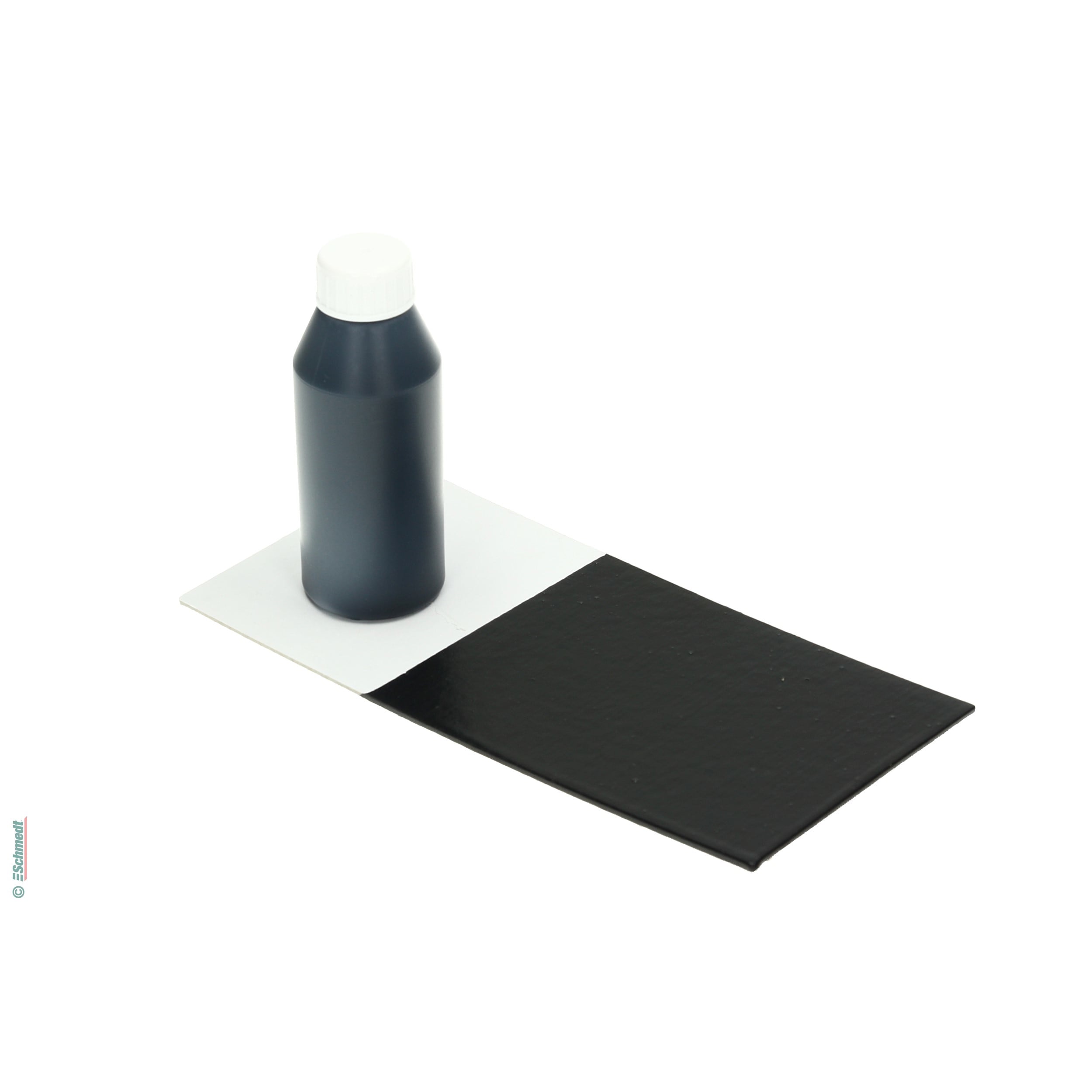 Peinture de colle - Couleur noir - Contenu Bouteille / 100 ml - pour teindre colles à dispersion comme p. ex. pour bloc-notes ou livres à do... - image-1