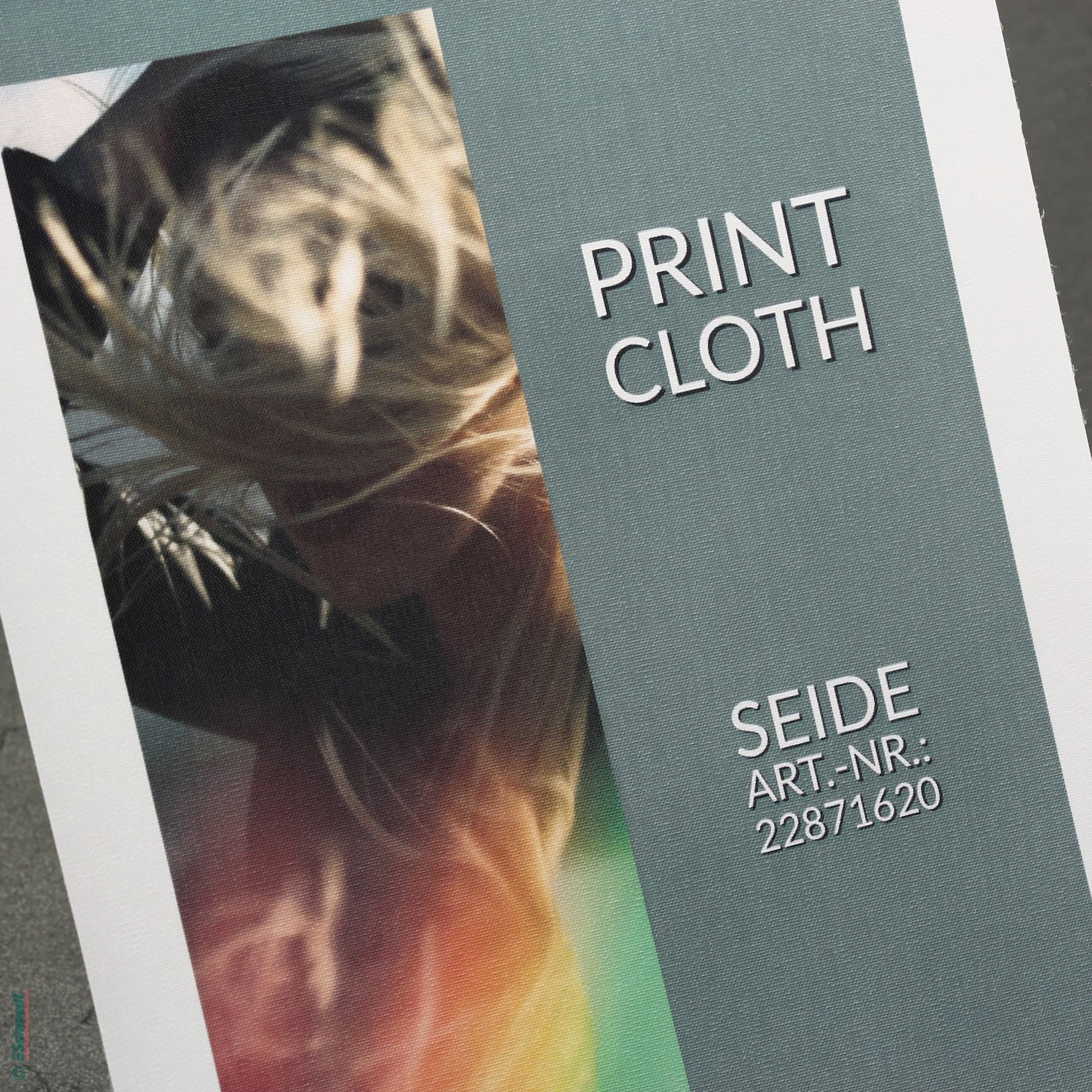 Digital Print Cloth | sans papier doublée - Type style Soie - pour impressions individuelles sur chaque produit avec matériau de couverture:...